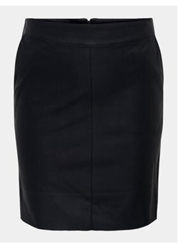 ONLY Carmakoma Spódnica z imitacji skóry 15306377 Czarny Slim Fit ze sklepu MODIVO w kategorii Spódnice - zdjęcie 168533890