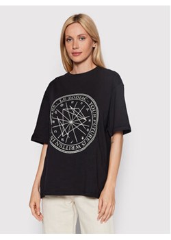 NA-KD T-Shirt Zodiac 1100-005618-8309-003 Czarny Relaxed Fit ze sklepu MODIVO w kategorii Bluzki damskie - zdjęcie 168534340