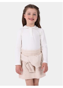 Mayoral Bluzka 131 Biały Regular Fit ze sklepu MODIVO w kategorii Bluzki dziewczęce - zdjęcie 168534392