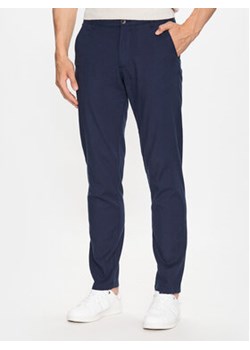 Jack&Jones Spodnie materiałowe Tollie 12229227 Granatowy Regular Fit ze sklepu MODIVO w kategorii Spodnie męskie - zdjęcie 168534540