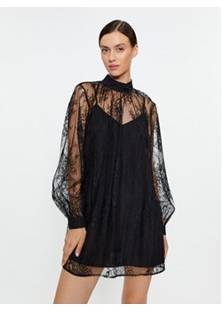 Sisley Sukienka koktajlowa 4FBYLV048 Czarny Regular Fit ze sklepu MODIVO w kategorii Sukienki - zdjęcie 168534764