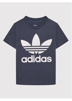 adidas T-Shirt Trefoil HE2190 Granatowy Regular Fit ze sklepu MODIVO w kategorii T-shirty chłopięce - zdjęcie 168534783