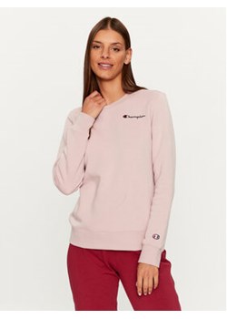 Champion Bluza Crewneck Sweatshirt 117042 Różowy Regular Fit ze sklepu MODIVO w kategorii Bluzy damskie - zdjęcie 168534841