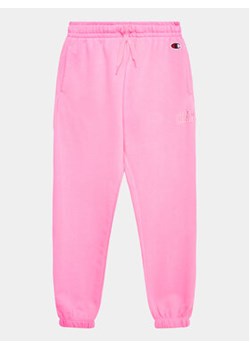 Champion Spodnie dresowe 404656 Różowy Regular Fit ze sklepu MODIVO w kategorii Spodnie dziewczęce - zdjęcie 168535201