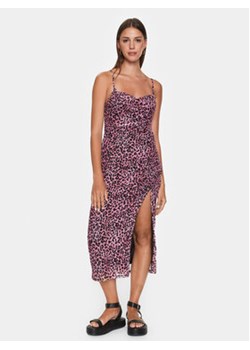 Edited Sukienka letnia EDT6921001 Różowy Fitted Fit ze sklepu MODIVO w kategorii Sukienki - zdjęcie 168535482