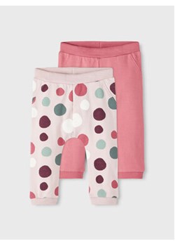 NAME IT Komplet 2 par spodni 13208073 Różowy Regular Fit ze sklepu MODIVO w kategorii Spodnie i półśpiochy - zdjęcie 168535544