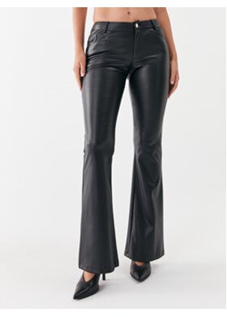 Liu Jo Spodnie skórzane MF3039 E0624 Czarny Regular Fit ze sklepu MODIVO w kategorii Spodnie damskie - zdjęcie 168535802