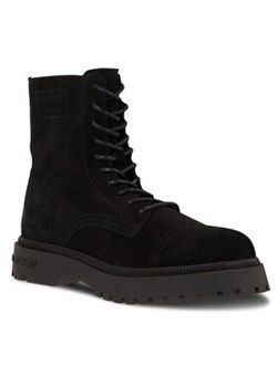 Tommy Jeans Trapery Tjm Casual Boot Suede EM0EM01336 Czarny ze sklepu MODIVO w kategorii Buty zimowe męskie - zdjęcie 168535951