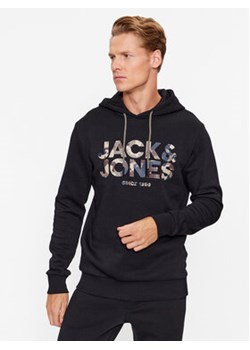 Jack&Jones Bluza James 12235338 Czarny Regular Fit ze sklepu MODIVO w kategorii Bluzy męskie - zdjęcie 168536352