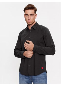 Hugo Koszula Ermo 50500216 Czarny Slim Fit ze sklepu MODIVO w kategorii Koszule męskie - zdjęcie 168536424