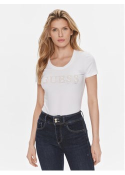 Guess T-Shirt W4RI45 J1314 Biały Regular Fit ze sklepu MODIVO w kategorii Bluzki damskie - zdjęcie 168536590