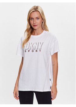 DKNY Sport T-Shirt DP2T9148 Biały Classic Fit ze sklepu MODIVO w kategorii Bluzki damskie - zdjęcie 168536602