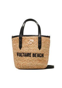 Zadig&Voltaire Torebka Le Baby Beach Bag Voltaire LWBA02284 Brązowy ze sklepu MODIVO w kategorii Torby letnie - zdjęcie 168536631