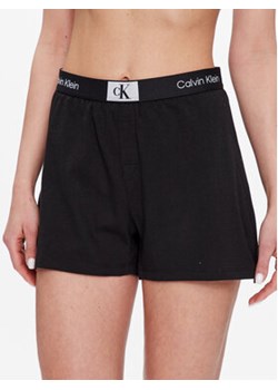Calvin Klein Underwear Szorty piżamowe 000QS6947E Czarny Regular Fit ze sklepu MODIVO w kategorii Piżamy damskie - zdjęcie 168536681