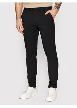 Jack&Jones Spodnie materiałowe Marco 12159954 Czarny Slim Fit ze sklepu MODIVO w kategorii Spodnie męskie - zdjęcie 168536964