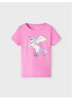 NAME IT T-Shirt 13213329 Różowy Regular Fit ze sklepu MODIVO w kategorii Bluzki dziewczęce - zdjęcie 168537040