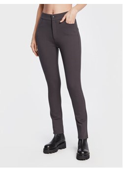 Marella Spodnie materiałowe Nitrite 37860229 Szary Slim Fit ze sklepu MODIVO w kategorii Spodnie damskie - zdjęcie 168537082