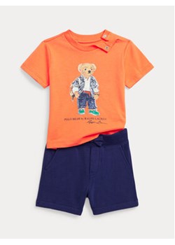 Polo Ralph Lauren Komplet t-shirt i spodenki 320910646001 Pomarańczowy Regular Fit ze sklepu MODIVO w kategorii Komplety niemowlęce - zdjęcie 168537140