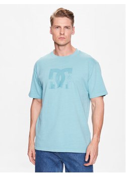 DC T-Shirt Star Pigment Dye ADYZT05223 Niebieski Relaxed Fit ze sklepu MODIVO w kategorii T-shirty męskie - zdjęcie 168537163