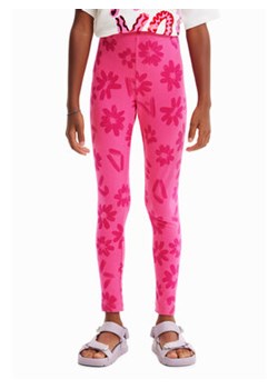 Desigual Legginsy 23SGKK01 Różowy Slim Fit ze sklepu MODIVO w kategorii Spodnie dziewczęce - zdjęcie 168537674