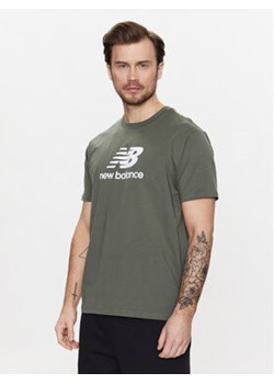 New Balance T-Shirt MT31541 Zielony Relaxed Fit ze sklepu MODIVO w kategorii T-shirty męskie - zdjęcie 168537901