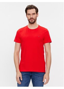 Tommy Hilfiger T-Shirt MW0MW10800 Czerwony Slim Fit ze sklepu MODIVO w kategorii T-shirty męskie - zdjęcie 168538080
