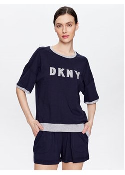 DKNY Piżama YI3919259 Granatowy Regular Fit ze sklepu MODIVO w kategorii Piżamy damskie - zdjęcie 168538091
