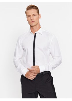 Hugo Koszula Keidi 50500966 Biały Slim Fit ze sklepu MODIVO w kategorii Koszule męskie - zdjęcie 168538214
