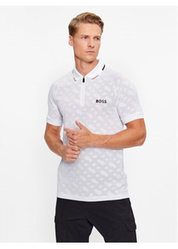 Boss Polo Philix Mb 2 50494527 Biały Slim Fit ze sklepu MODIVO w kategorii T-shirty męskie - zdjęcie 168538702