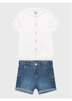 OVS Komplet koszula i szorty materiałowe 1759130 Biały Regular Fit ze sklepu MODIVO w kategorii Komplety niemowlęce - zdjęcie 168538871
