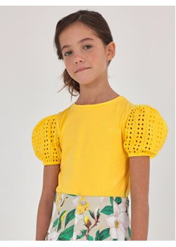 Mayoral T-Shirt 6046 Żółty ze sklepu MODIVO w kategorii Bluzki dziewczęce - zdjęcie 168538931