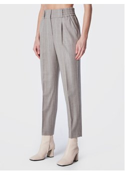 Peserico Spodnie materiałowe E04806 Beżowy Regular Fit ze sklepu MODIVO w kategorii Spodnie damskie - zdjęcie 168538951