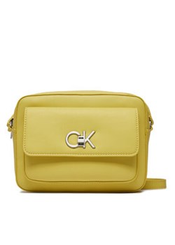Calvin Klein Torebka Re-Lock Camera Bag W/Flap K60K611083 Żółty ze sklepu MODIVO w kategorii Listonoszki - zdjęcie 168539050