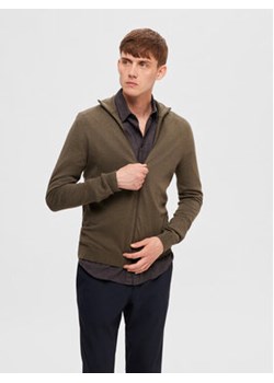 Selected Homme Sweter 16074688 Zielony Regular Fit ze sklepu MODIVO w kategorii Swetry męskie - zdjęcie 168539110