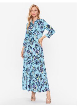 YAS Sukienka koszulowa Savanna 26022663 Niebieski Loose Fit ze sklepu MODIVO w kategorii Sukienki - zdjęcie 168539532