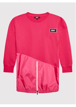 DKNY Sukienka codzienna D32842 S Różowy Regular Fit ze sklepu MODIVO w kategorii Sukienki dziewczęce - zdjęcie 168539610