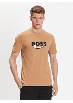 Boss T-Shirt 50486205 Beżowy Regular Fit ze sklepu MODIVO w kategorii T-shirty męskie - zdjęcie 168539684