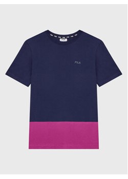 Fila T-Shirt Bremervorde FAT0125 Granatowy Regular Fit ze sklepu MODIVO w kategorii T-shirty chłopięce - zdjęcie 168539780
