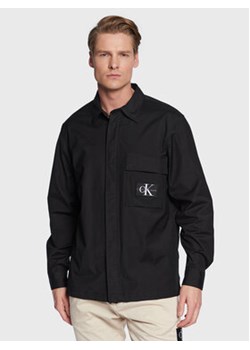 Calvin Klein Jeans Koszula J30J323216 Czarny Regular Fit ze sklepu MODIVO w kategorii Koszule męskie - zdjęcie 168539874