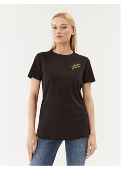 Silvian Heach T-Shirt GPA23069TS Czarny Regular Fit ze sklepu MODIVO w kategorii Bluzki damskie - zdjęcie 168540082