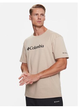 Columbia T-Shirt CSC Basic Logo™ Short Sleeve Brązowy Regular Fit ze sklepu MODIVO w kategorii T-shirty męskie - zdjęcie 168540224