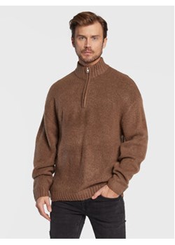Redefined Rebel Sweter Casey 212058 Brązowy Regular Fit ze sklepu MODIVO w kategorii Swetry męskie - zdjęcie 168540244