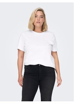 ONLY Carmakoma T-Shirt 15287998 Biały Regular Fit ze sklepu MODIVO w kategorii Bluzki damskie - zdjęcie 168540332