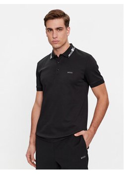 Boss Polo Paule 50506180 Czarny Slim Fit ze sklepu MODIVO w kategorii T-shirty męskie - zdjęcie 168540333