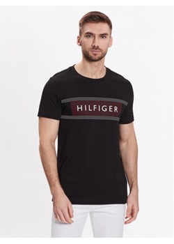 Tommy Hilfiger T-Shirt Brand Love Chest MW0MW30035 Czarny Slim Fit ze sklepu MODIVO w kategorii T-shirty męskie - zdjęcie 168540672