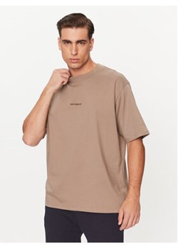 New Balance T-Shirt Athletics Linear T-Shirt MT33560 Brązowy Regular Fit ze sklepu MODIVO w kategorii T-shirty męskie - zdjęcie 168540682