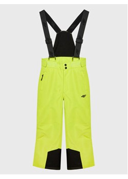 4F Spodnie narciarskie HJZ22-JSPMN001 Zielony Regular Fit ze sklepu MODIVO w kategorii Spodnie chłopięce - zdjęcie 168541052