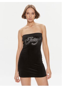 Juicy Couture Sukienka codzienna Bandeau Scatter Diamante JCBED223805 Czarny Slim Fit ze sklepu MODIVO w kategorii Sukienki - zdjęcie 168541430