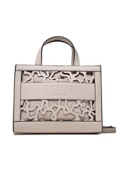 TOUS Torebka Shopping M. Amaya K Shock 2001660743 Beżowy ze sklepu MODIVO w kategorii Kuferki - zdjęcie 168541533