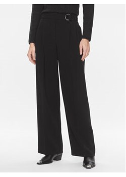 Boss Spodnie materiałowe Tapiana 50479405 Czarny Relaxed Fit ze sklepu MODIVO w kategorii Spodnie damskie - zdjęcie 168542153